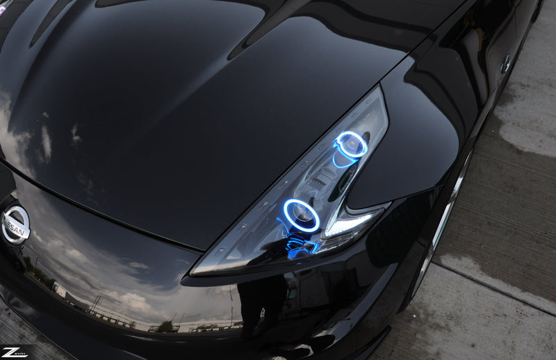 370z custom headlights