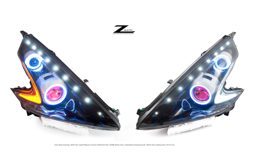 370z custom headlights (BUILD)